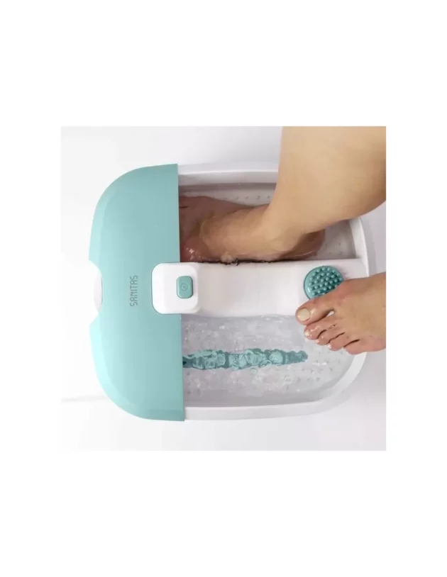 bain de pieds sanitas 60 watts blanc vert sfb07 1