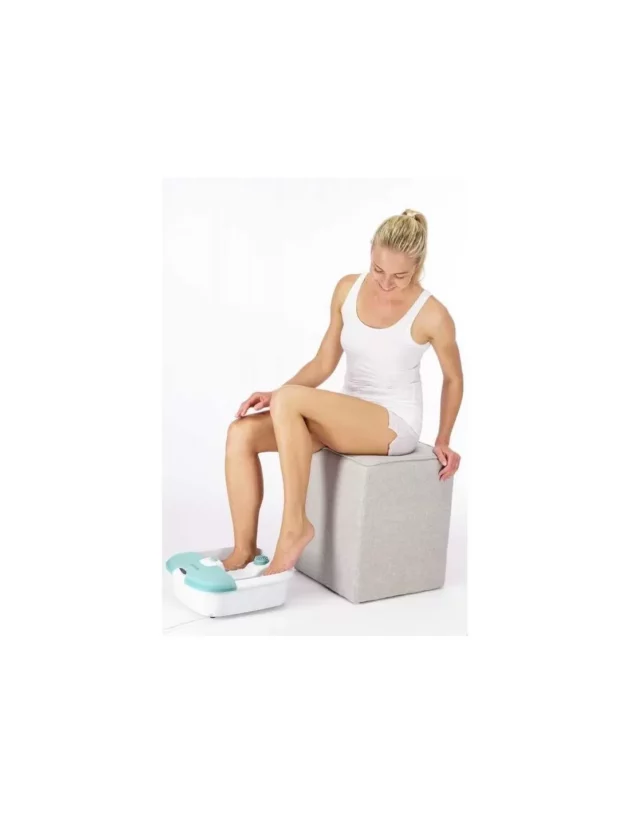 bain de pieds sanitas 60 watts blanc vert sfb07 2