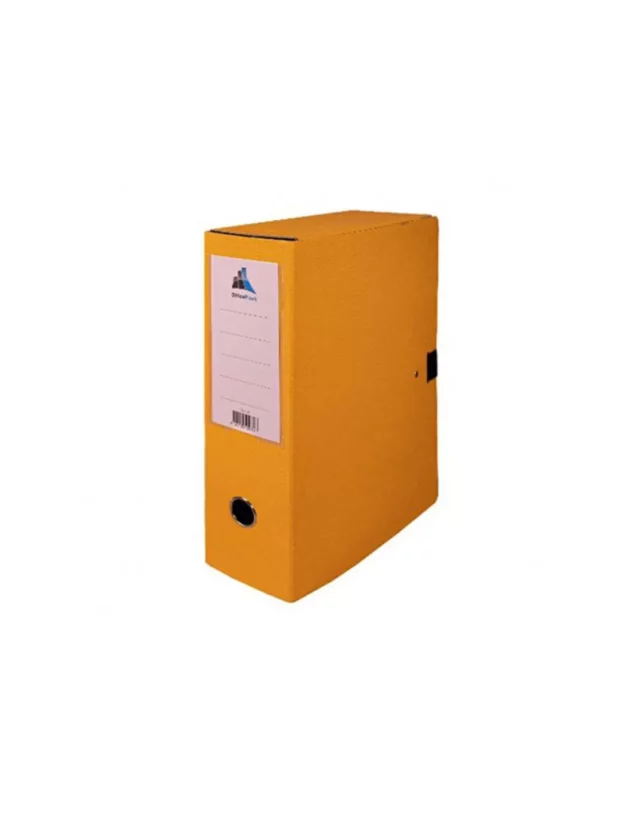 boite d archives officeplast essential dos de 10 cm jaune 1300230
