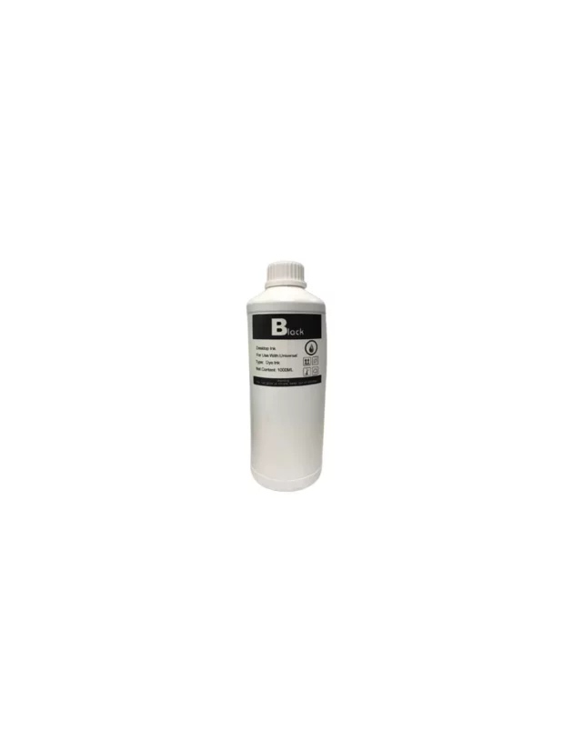 bouteille d encre adaptable universelle 1l noir