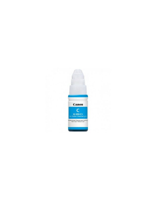 bouteille d encre canon gi 490c cyan 70ml gi 490 c