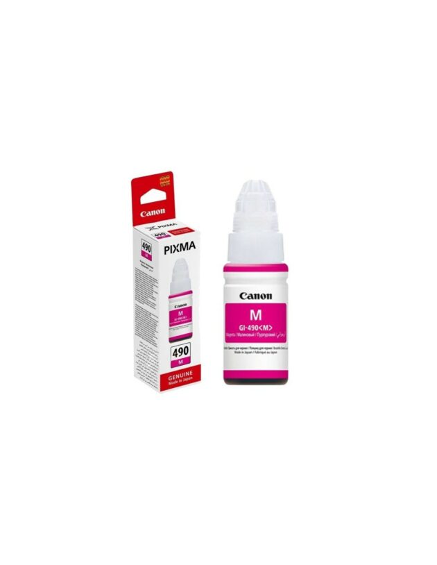 bouteille d encre canon gi 490m magenta 70ml gi 490 m
