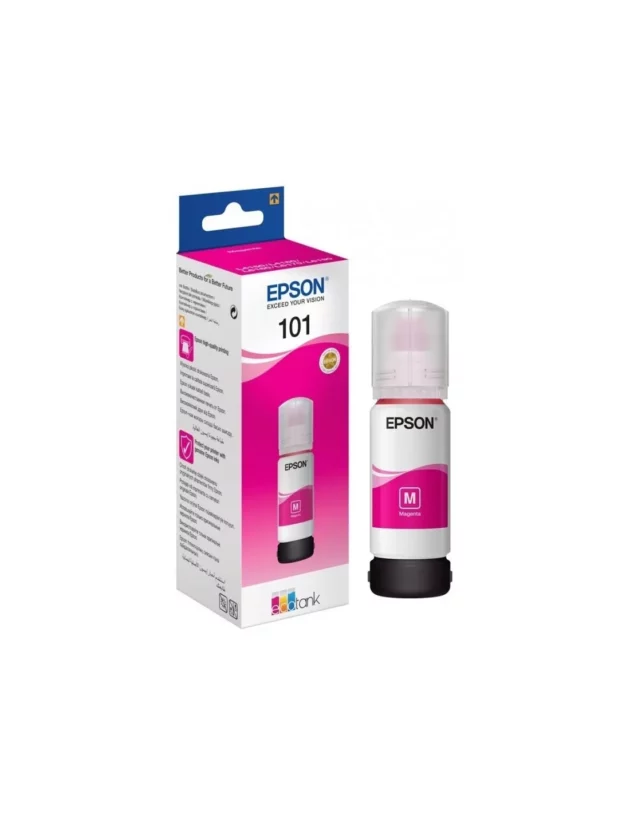 bouteille d encre original epson 101 pour l4150l6190 70ml magenta