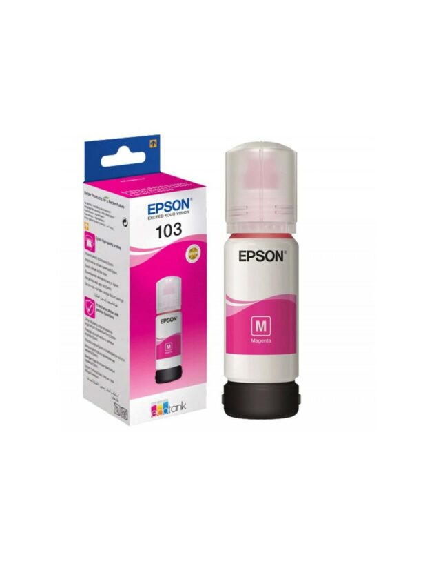 bouteille d encre original epson 103 pour l3151l1110 65ml magenta