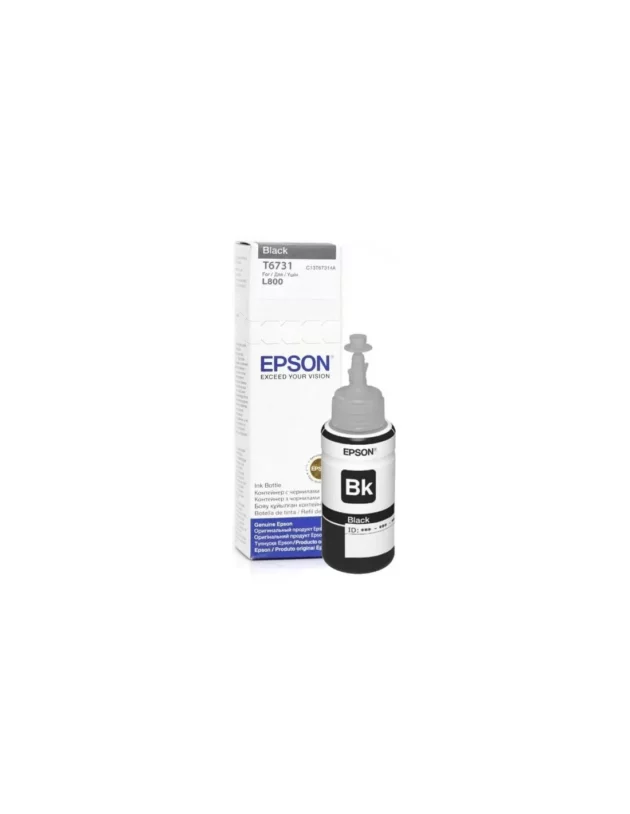 bouteille d encre original epson t6731 pour l800l850l1800 70ml noir