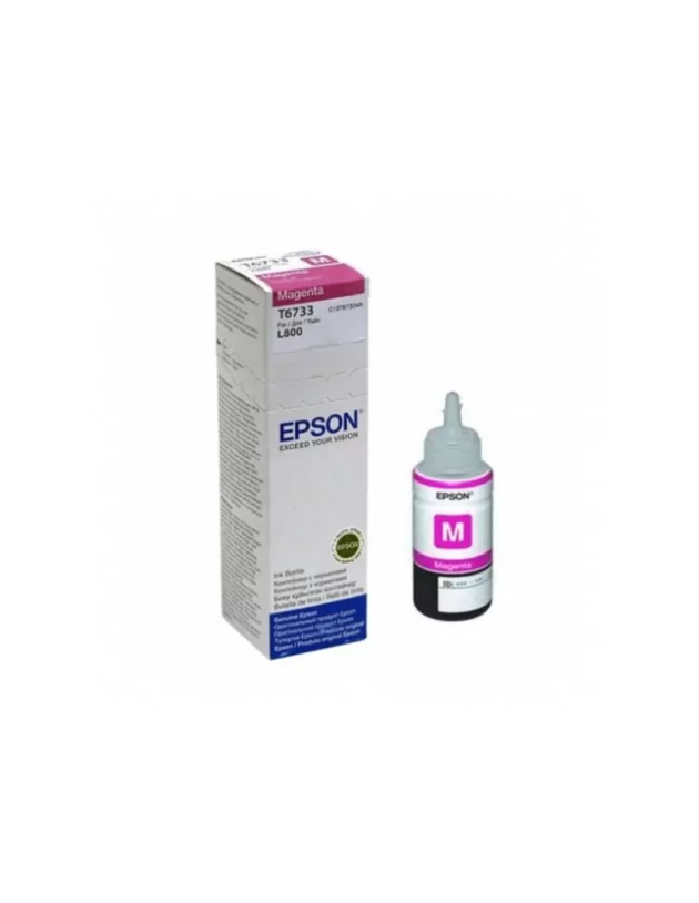 bouteille d encre original epson t6733 pour l800l850l1800 70ml magenta