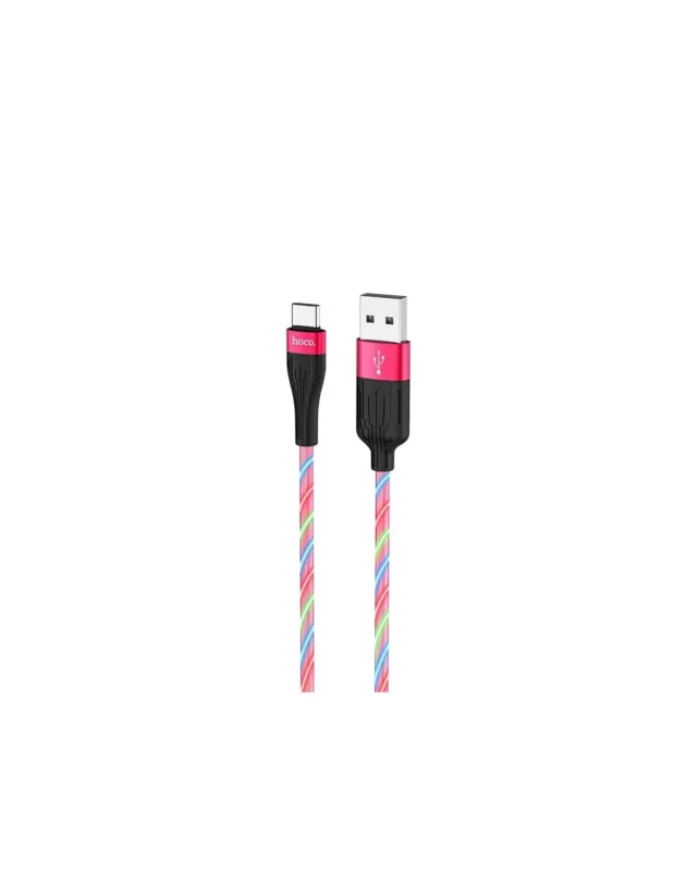 cable type c hoco u85 fast 3a 1m led u85 cbl