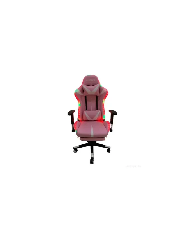 chaise gaming pink rgb