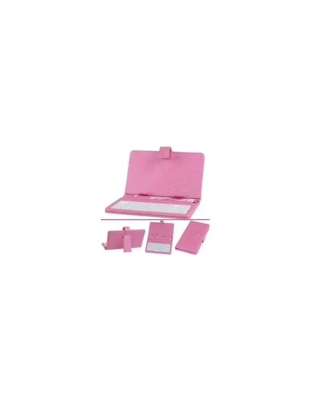etui de protection avec clavier pour tablette 7 rose etui tab 7 ro