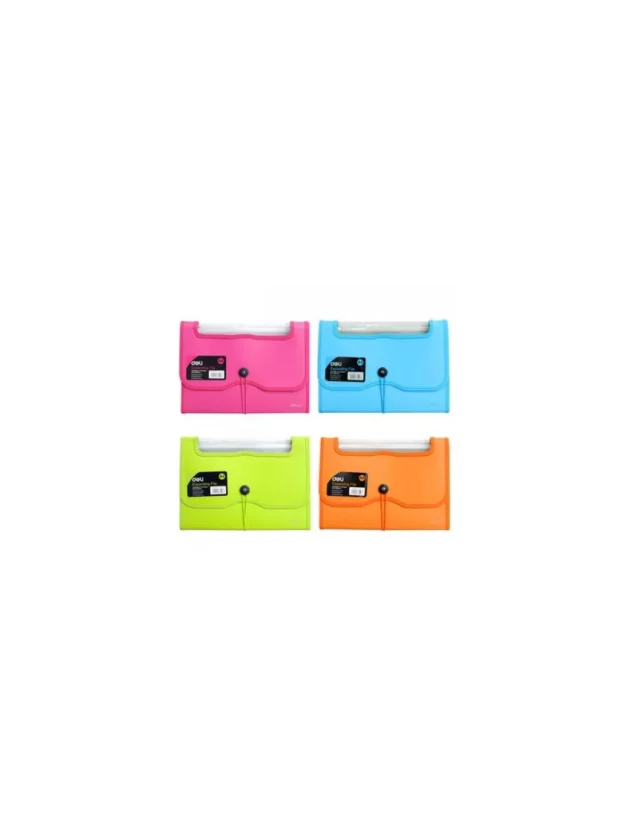 organiser 13 compta deli a4 electra assortis e38128
