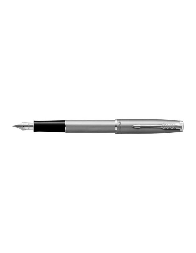 parker stylo plume sonnet essential fine en boite cadeau stainless steel ct 1