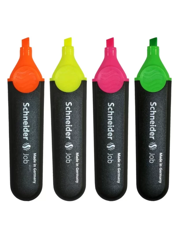 poch4 surligneur fluo schneider job 150 assortis 1