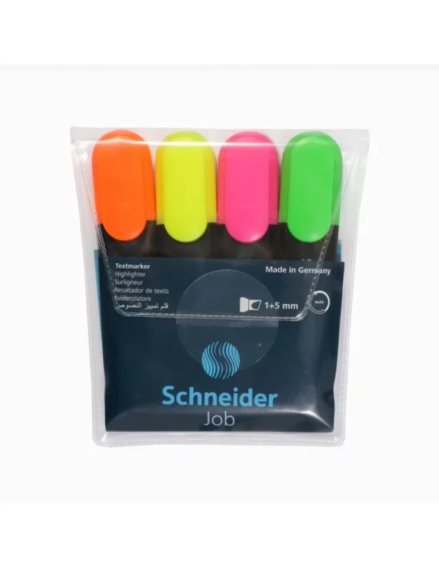 poch4 surligneur fluo schneider job 150 assortis