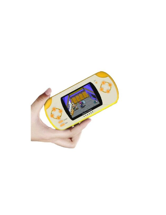 power bank sans fil et console de jeux blulory 10000 mah gp01 jaune