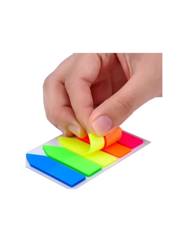 stick note fleche 5 couleurs pp fluo 1